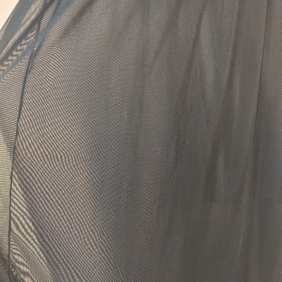 JapanLA Ramen Embroidery Patch Maxi Dress Black Mesh Size Small - Picture 6 of 7